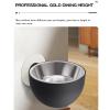 Magnetic Stainless Steel Wall-Mounted Pet Bowl, 8 cm view 3