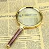 90 mm Handheld Magnifying Glass, 10x Magnification, Leseschmuck Charitable view 1