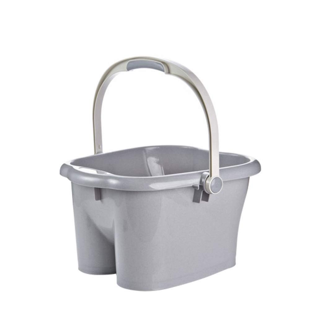Plastic Foot Bath Basin, Therapeutic Extra-Deep Foot Spa, 37 x 35 x 22 cm, Star of Light