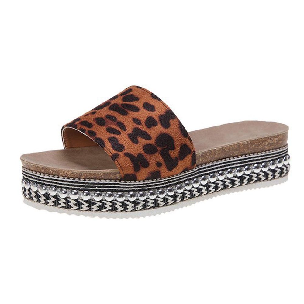 Women's Casual Roman-Style Slide Sandals, Black