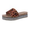 Women's Casual Roman-Style Slide Sandals, Black view 1
