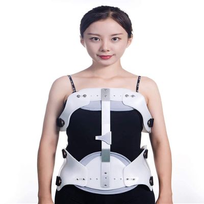 QZDCFC Breathable Thoracolumbar Stabilization Brace, Back Support, Posture Corrector, Aluminum-Alloy Spinal Orthosis for Thoracic Compression Fracture Support