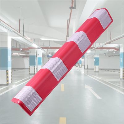 LXXW Garage Wall and Corner Protector, 0.6 cm Scratch-Resistant EVA Foam, Reflective Parking Guard, Red, 16 Pieces