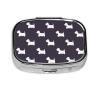 West Highland Terrier Pill Box, Square Pocket or Purse Pill Case view 1