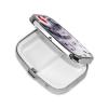 Music & Red Heart Square Pill Box for Purse or Pocket view 2