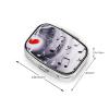 Music & Red Heart Square Pill Box for Purse or Pocket view 3