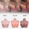 Silicone Breastplate, Gel-Filled Faux Breasts for Cross-Dressing, BG Cup, Color 2 Silkfloss-D view 3