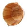 UYDJAKX Wooden Barrel Foot Bath Tub with Lid, Natural Fir Wood Foot Bath Basin — A Hopeful Present Star of Light view 3