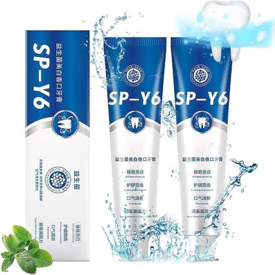 SP-Y6 Whitening and Stain-Removing Toothpaste, 2-Pack