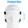 Adjustable Transparent Nose Protector for Broken Noses with Foam Padding view 2