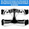 Adjustable Transparent Nose Protector for Broken Noses with Foam Padding view 3