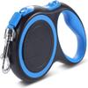 Retractable Dog Leash with Non-Slip Handle, One-Hand Brake, Pause and Lock, Blue, 3 m view 1