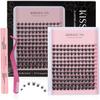 Cluster Lash Extensions Kit, 144-Piece D Curl Mix 9–15 mm view 1
