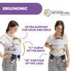 Boppy ComfyGrow Baby Carrier, Light Gray view 2