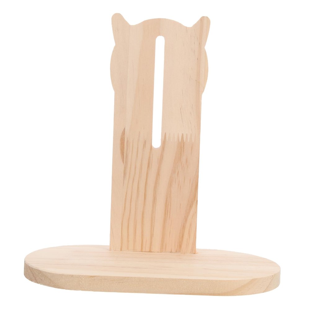 INOOMP Wooden Hamster Wheel Stand
