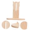 INOOMP Wooden Hamster Wheel Stand view 3