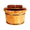 Wooden Foot Bath Bucket for Adults, Solid Wood Foot Soaking Basin, Large Foot Bath Tub, Easy to Use, Comfortable Jubilee Star of view 1