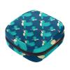 Period Kit Bag for Girls and Women, Navy Blue Hummingbird Pattern view 1