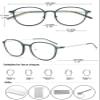 KOOSUFA Fashion Blue Light Blocking Glasses view 2