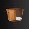 Wooden Foot Bath Bucket for Adults, Size C view 3