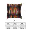 peiyeety All-Season Colorful Wooden Pillow Covers for Sofa, Bed and Car, Square, Various Sizes, Cover Only view 4
