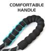 QIANDW Reflective Dog Leash, Long Lead, Black, 0.8 x 150 cm view 2