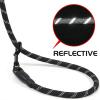 QIANDW Reflective Dog Leash, Long Lead, Black, 0.8 x 150 cm view 3