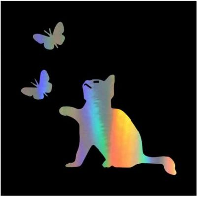 Cartoon Cat Car Stickers and Decals, 2-Piece Set