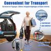 Folding Lightweight Transport Wheelchair with Footrests view 2