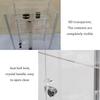 Acrylic Display Box with Transparent Protective Cover and Removable Cube, for Collectibles, Display Mannequins, Cosmetics and Perfume, Gold, 50 × 20 × 60.6 cm view 4