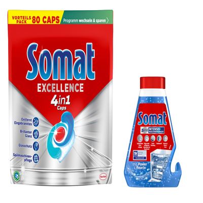 SOMAT 4in1 Caps 77 AW Excellence & Duo Power Cleaner
