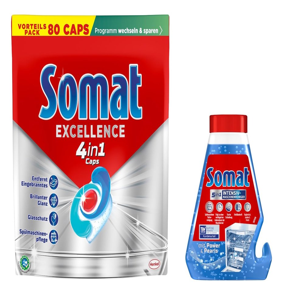 SOMAT 4in1 Caps 77 AW Excellence & Duo Power Cleaner