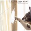Milisten Interactive Cat Toy Set with Suction Cup and Feather Teaser, 1 Set view 2