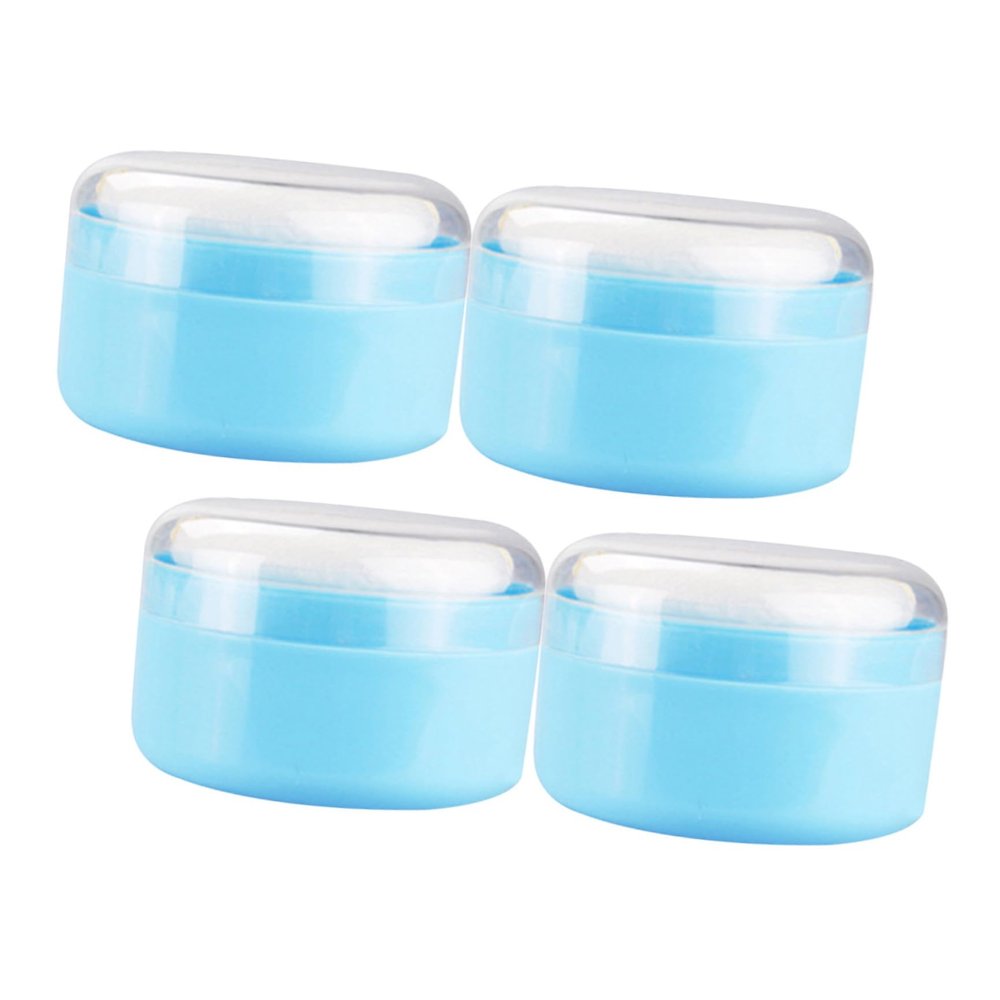 MAGICLULU 4-Piece Body Powder Puff Set with Container