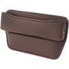 LTSRLL Car Seat Gap Storage Box for Mitsubishi ASX Expo Montero, PU Leather Front Seat Console Gap Filler Organizer, D/Mocha view 1