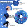 AYWTIUN Cat Cone Collar, Adjustable, Washable, Post-Surgery Recovery Cone for Small, Medium, and Large Dogs and Cats (Color: 1, Size: M) view 4