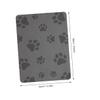BESPORTBLE Reusable Rubber and PU Pet Feeding Mat view 2