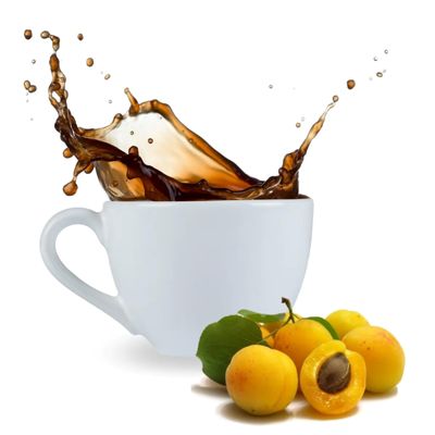 Cinesso Ground Coffee, Apricot Flavor, 200 g