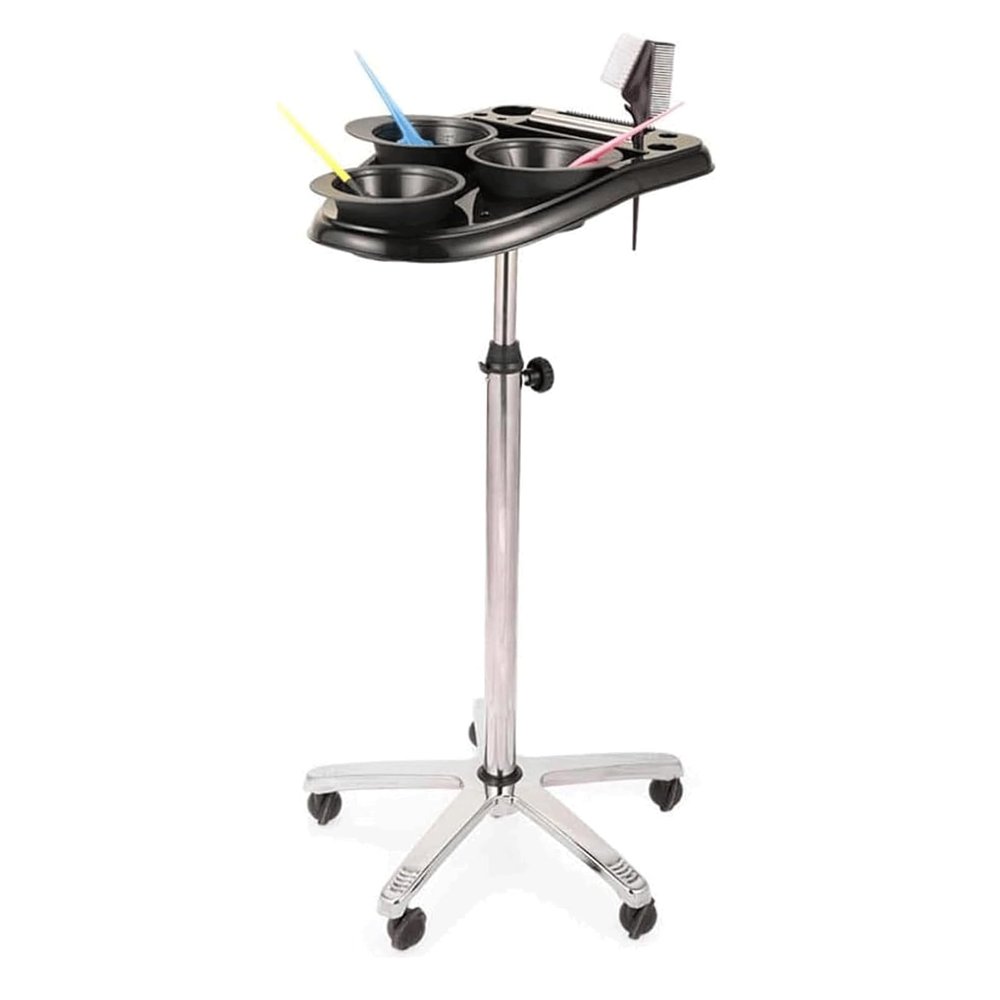 ROEDAX Hair Salon Trolley, Steel Salon Cart with Wheels