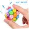 Sosoport Cat Balls with Bells, Interactive Plush Toys, 25 Pieces view 2