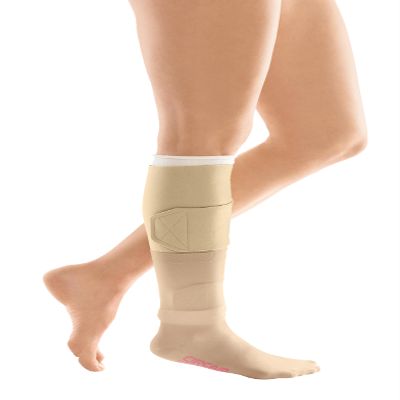 medi circaid juxtalite Lower Leg for Venous Edema Decongestion and Open Leg Therapy | Size XL | Short - Extra Wide | Skin-Friendly | Adjustable Compression Pressure