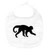 Huuraa Baby Bib, Monkey Silhouette Gift view 1
