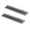 MEISH Alloy Horse Comb, Mane and Pulling Comb, 2-Pack view 1