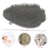 WOONEKY Silicone Back Scrubber with Suction Cups for Shower, Hands-Free Back and Foot Cleaner view 3