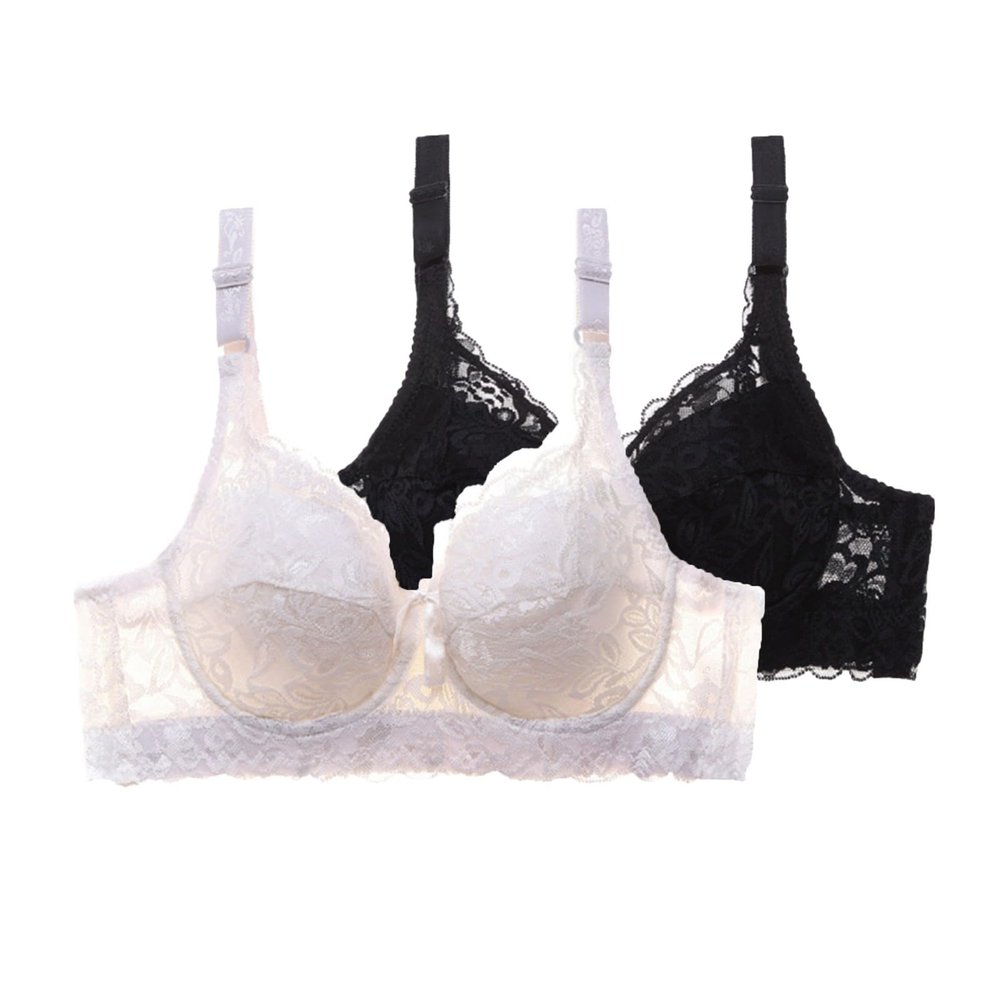 WILLBEST Women's Strapless Plaid Push-Up Bra