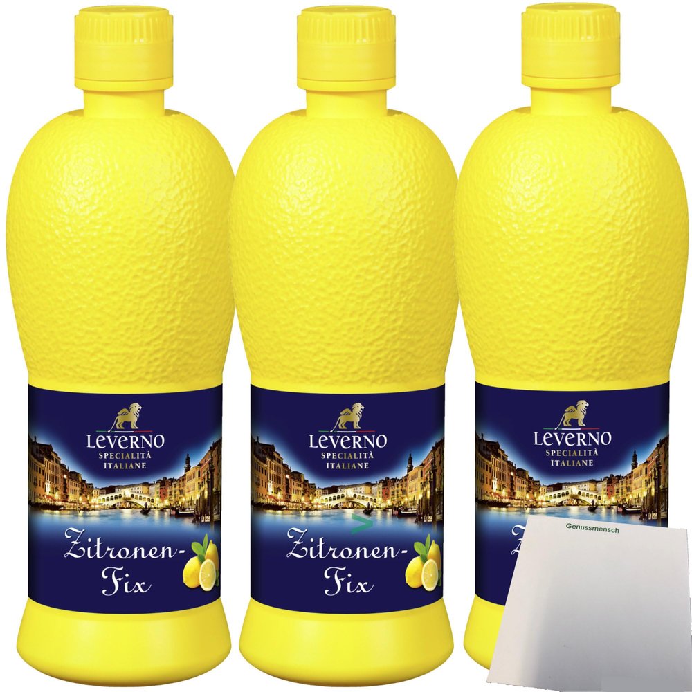 usy Bundle for Leverno Lemon Fix 3-Pack (3 x 500 ml Bottles) + usy Block