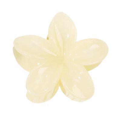 2-Piece Women's Yellow Flower Hair Clips