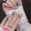 Cute Portable Phototherapy Color Nail Stickers, Brightening, Removable, 10 Pieces (Size: S) view 2