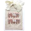 Handcrafted Press-On Nail Tips, Love Butterfly Pearl Pink, Removable False Nails, 10 Pieces (Size: XS) view 1