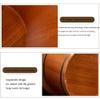 Natural Wood Foot Bath Bucket, Oak Soaking Tub with Lid view 2
